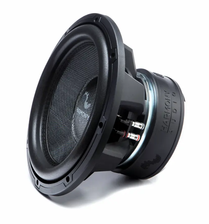 Harmony Audio HAC124 Car Stereo Competition Carbon 12" Sub 2200W Dual 4 Ohm Subwoofer New HAC124