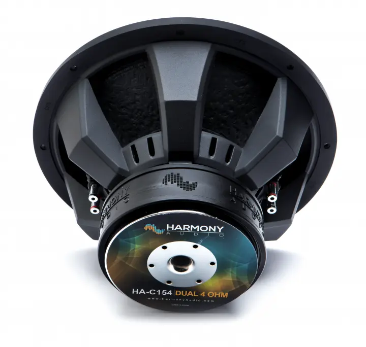 Harmony Audio HAC154 Car Stereo Competition Carbon 15" Sub 2800W Dual 4 Ohm Subwoofer New HAC154