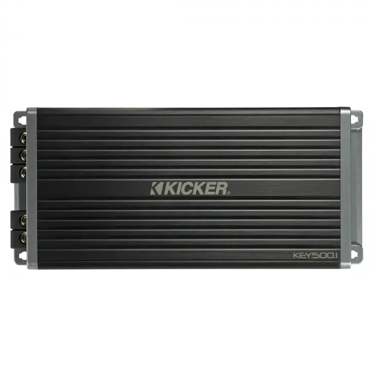 Kicker 47KEY5001 Car Audio Smart DSP Mono Sub Amplifier Easy Auto Setup