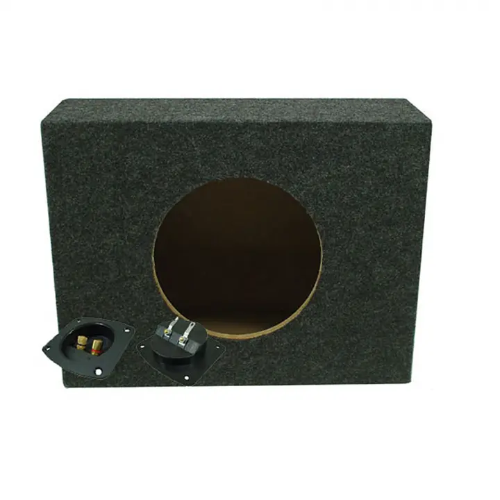 Single 10" Subwoofer Regular Standard Cab Truck Sub Box Enclosure 3/4