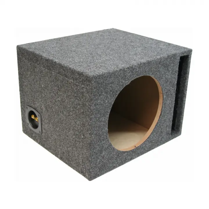 Car Audio Single 15" Vented Subwoofer Stereo Sub Box Ported Enclosure 5