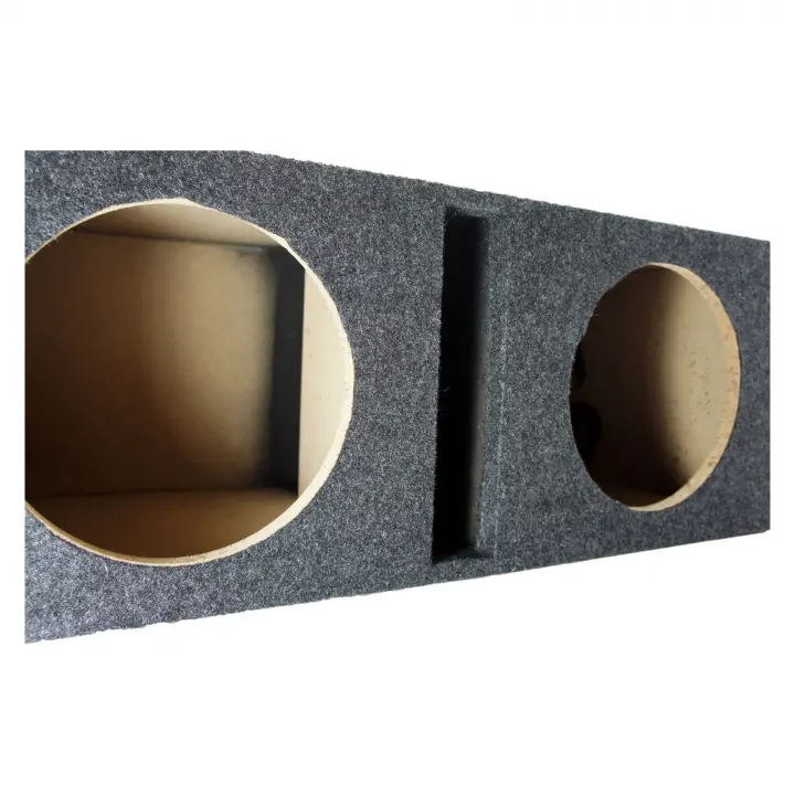 Car Audio Dual 10 inch Vented Subwoofer Stereo Sub Box Ported Enclosure