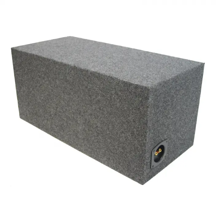 Car Audio Dual 12" Vented Square Sub Box Enclosure fits Kicker L7