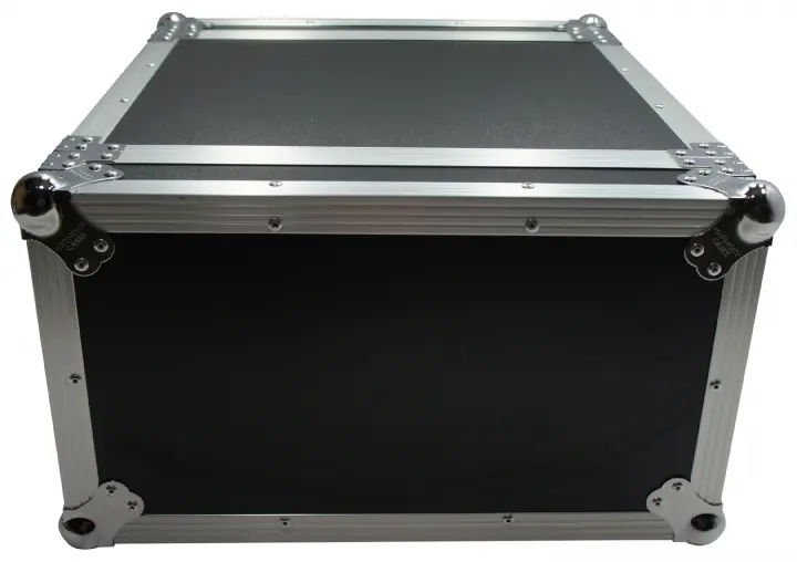 Harmony Cases HC6UAD DJ Flight Amp 6U Rack Space Road Travel Amplifier