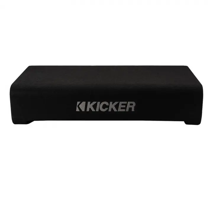 Kicker 49PTRTP12 CompRT Series 500-Watt RMS Powered Down-Firing 12 Inch Loaded Enclosure - Refurbished