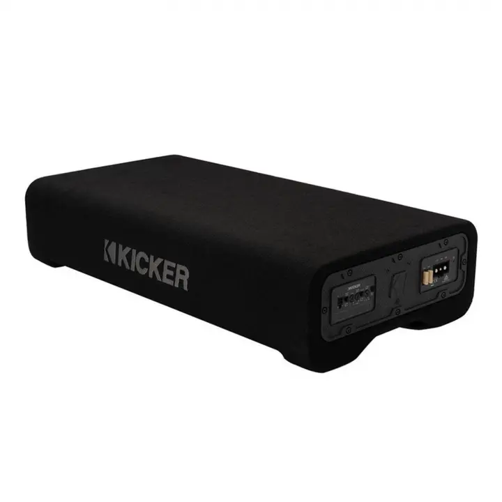 Kicker 49PTRTP12 CompRT Series 500-Watt RMS Powered Down-Firing 12 Inch Loaded Enclosure - Refurbished