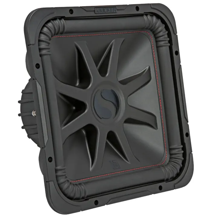 Kicker Solo-Baric L7 Dual 15 Inch Square Subwoofer Box Package
