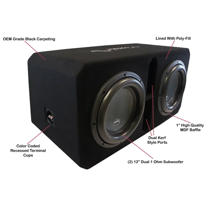 Harmony Audio HA-ML2X12D1 Universal Dual 12