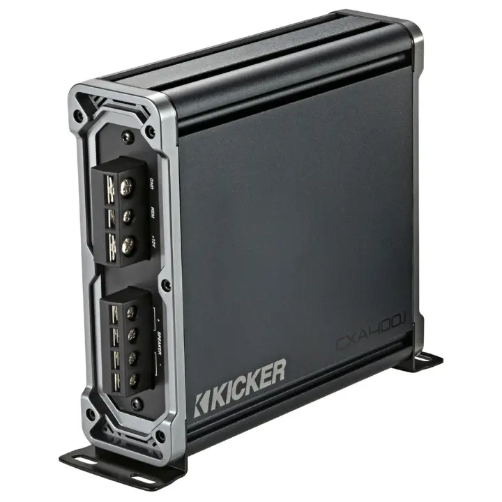 Kicker CXA300.1 Sub Amp with 8 Gauge Amplifier Wiring Kit Bundle