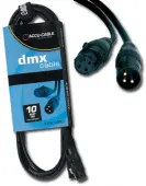 American DJ AC3PDMX10 3-Pin DMX Cable, 10 Feet