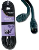 American DJ AC5PDMX10 5-Pin DMX Cable, 10 Feet