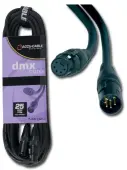 American DJ AC5PDMX5  5-Pin DMX Cable, 5 Feet