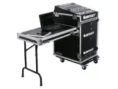 Odyssey Cases FZ1316WDLX Deluxe Flight Ready ATA Combo Rack DJ/Pro Audio Case w/ 16U Vertical Spaces & 13U Slant Rack Spaces