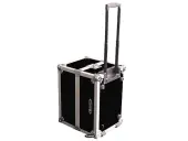 Odyssey Cases FZLP120HW Flight Zone LP Case w/ Pull-out Handle & Wheels 120 LP Capacity