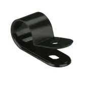 Install Bay BCC12 1/2" Battery Cable CLAMP - Car Audio / Stereo Part & Accessory Pack of 100 (Black Color)