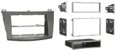 Metra 99-7514B Single/Double DIN Dash Installation Kit for 2010-2013 Mazda 3 Vehicles Matte Black Color