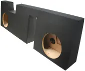 Ford-F250-F350-Crew-Cab-Dual-10-04-12-W-Back-Powered-Window-Sub-Box-Enclosure-image-1