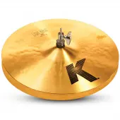 Zildjian K0812 14" K Series Light HiHats in Pair Drumset Cymbals with Dark Sound & Low Pitch