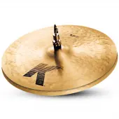 Zildjian K0823 14" K Series Hi Hats in Pair Cast Bronze HiHat Cymbals with Low to Mid Pitch