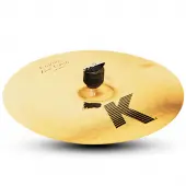 Zildjian K0980 14" K Custom Series Fast Crash Thin Drumset Cast Bronze Cymbal with Dark/Mid Sound and Small Bell Size