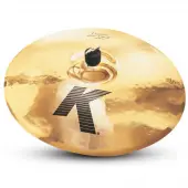 Zildjian K0984 18" K Custom Series Fast Crash Thin Drumset Cast Bronze Cymbal with Dark Sound and Medium Bell Size