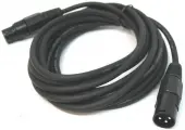 Pro DJ Lighting 3 Pin DMX Light Fixture Control Cable - 100% Copper Shielding