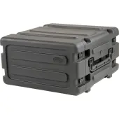 SKB Cases 3SKB-R04U20W 4U Roto 20" Deep Shockmount Rolling Shock Rack Case with Wheels (3SKBR04U20W)