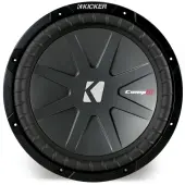 Kicker CWR12-4 Car Audio Comp R Series 12" Subwoofer 1000 Watts Peak Dual 4 Ohm Sub - Limited Stock