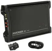 Custom-Dual-10-Vented-Loaded-Kicker-CVT10-Subwoofer-Box-W-ZX750.1-Amplifier-4-Gauge-Amp-Kit-image-2