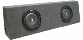 Kicker 43CVT124 12" CompVT CVT12 Series 400W RMS 4 Ohm Sub and ASC 212TRUCK Sub Box Enclosure