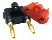 Stinger BAP3X2 Home Audio Stereo Dual Banana Terminals Red & Black Pair