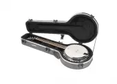 SKB Cases 1SKB-50 Molded Case for 4/5-String Banjo Guitars w/ TSA Locks (1SKB50)