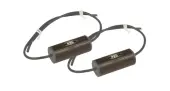 PAC BB-6PR Set of Two 50-Watt Tweeter Bass Blockers Black Color Coded Leads New