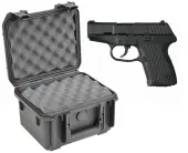 SKB 3I-0907-6B-L Waterproof Plastic Gun Case forKel-Tec P-11 Compact Semi-Auto 9mm Handgun Pistol