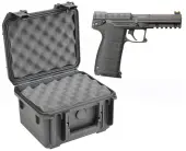 SKB 3I-0907-6B-L Waterproof Plastic Gun Case forKel-Tec PMR-30 Semi-Auto .22 WMR Handgun Pistol