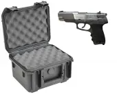 SKB 3I-0907-6B-L Waterproof Plastic Molded Gun Case for Ruger P91 Semi-Auto .40 S&W Handgun