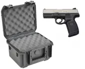 SKB 3I-0907-6B-L Waterproof Plastic Molded Gun Case for Smith & Wesson SW40 Semi-Auto .40 S&W Handgun Pistol