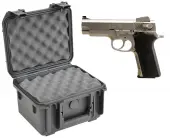 SKB 3I-0907-6B-L Waterproof Plastic Molded Gun Case for Smith & Wesson 4006 Semi-Auto 40 S&W Handgun Pistol