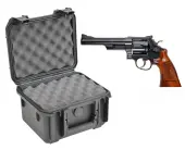 SKB 3I-0907-6B-L Waterproof Plastic Gun Case for Smith & Wesson Model 29 Six Shot .44 Special...