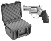 SKB 3I-0907-6B-L Waterproof Plastic Gun Case for Taurus Model 94 Nine Shot .22 LR Revolver Handgun