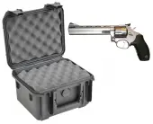 SKB 3I-0907-6B-L Waterproof Plastic Gun Case for Taurus Tracker Revolver Handgun