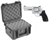 SKB 3I-0907-6B-L Waterproof Plastic Gun Case for Taurus Model 608 Eight Shot .357 Magnum Revolver Handgun