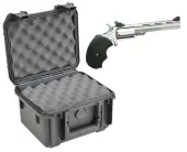 SKB 3I-0907-6B-L Waterproof Plastic Gun Case for North American Arms Mini Master Five Shot .22 Revolver Handgun