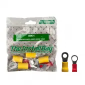 Install Bay IBR21 1 Bag of 8 Pcs Polybag Retail Packed Hardware Assorted Rings Large Gauge Vinyl