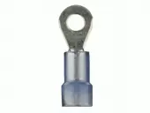 Install Bay BNRT14 16/14 Gauge 1/4-Inch Blue Nylon Ring Terminal 100/Bag