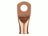 Install Bay CUR812 Pack of 25 8-Gauge 1/2" Uninsulated Copper Ring Terminal