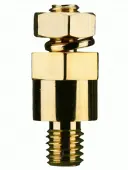 Install Bay GM38  Shiny Brass Battery Side Post Adapter Sold Individually