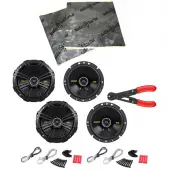 Kicker 46CSC654 6 1/2" Coaxial Range Stereo Speakers and Install Bay HW-9006 5" Carbon Steel Stripper & Cutter