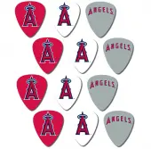 Peavey MLB Baseball Los Angeles LA Angels Electric Guitar 12 Pack Logo Picks