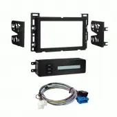 Metra 95-3303B Malibu/G6 Vehicle Double DIN Radio Bracket Matte Black Color